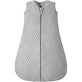 Yoofoss Baby Sleep Sack 0-6 Months TOG 2.5 Winter Baby Wearable Blanket, 100% Organic Cotton Infant Sleeping Sack 2-Way Zipper Warm Quilted Sleep Sack