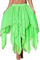 Damen Rock Frauen Chiffon Bauchtanz Belly Rock Elegante Dance Skirt
