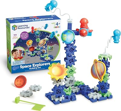 Learning Resources Gears Gears Gears Space Explorers Building Set STEM Toys
