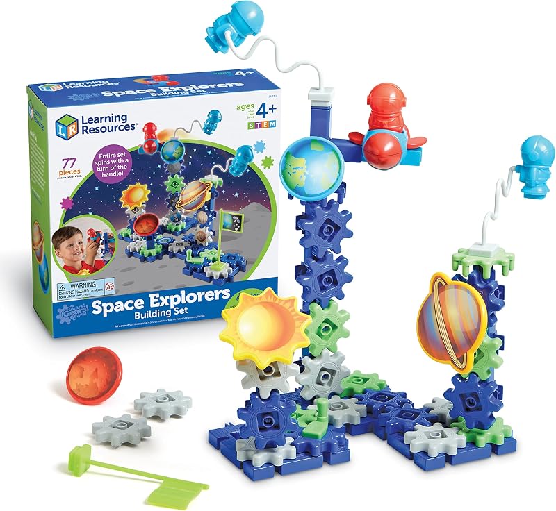 Learning Resources Gears Gears Gears Space Explorers Building Set STEM Toys