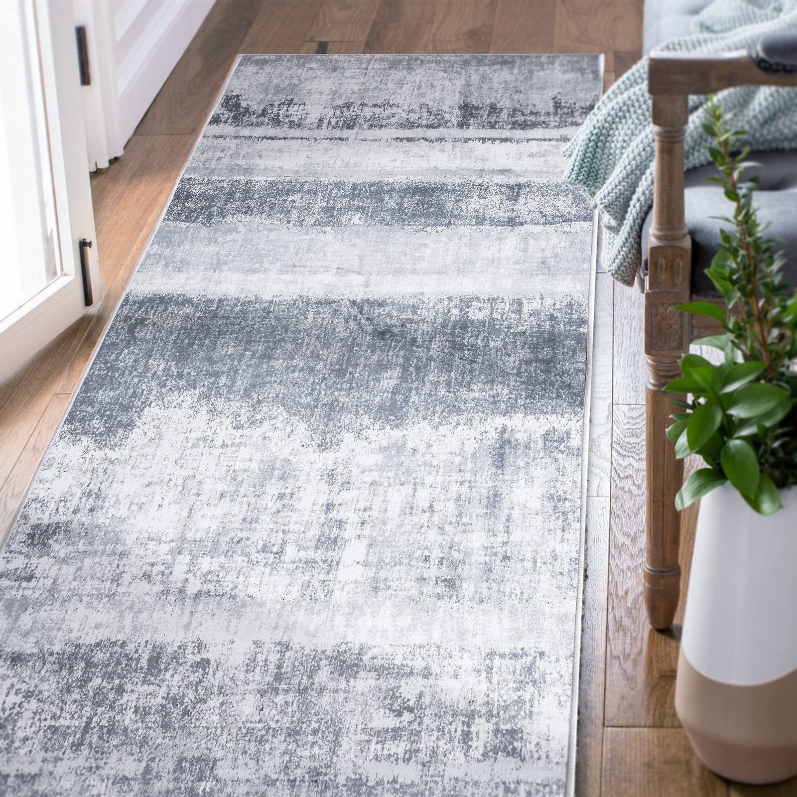 jinchan Area Rug 2x6 Washable Rug Runner Rug Modern