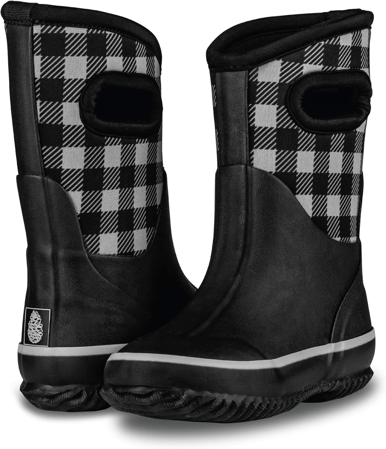  | LONECONE Insulating All Weather MudBoots for Toddlers and Kids - Warm Neoprene Boots for Snow, Rain, and Muck | Boots