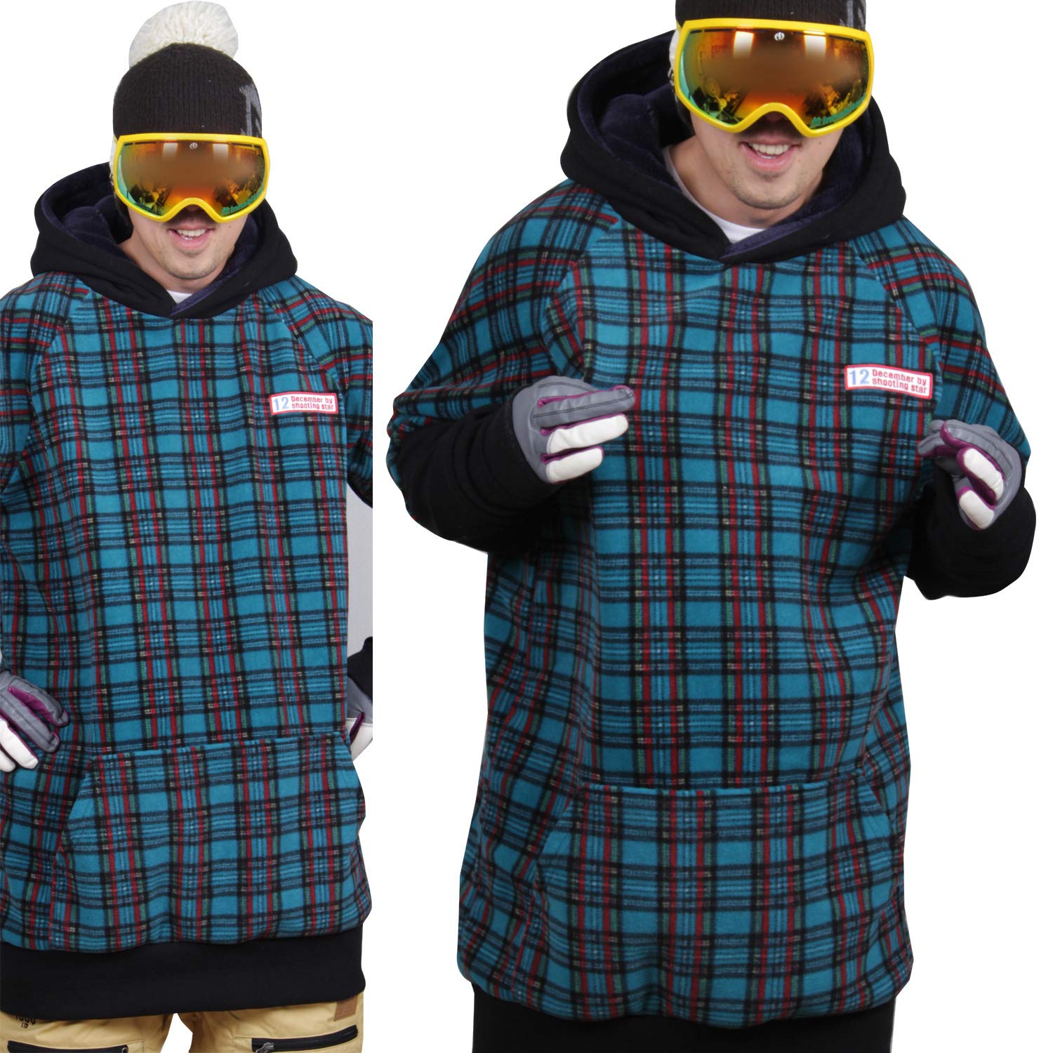 shooting star snowboard hoodie