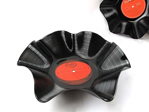 Schale Aus Schallplatten Rot Amazon De Handmade