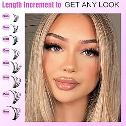 Pawotence Lash Clusters 280pcs Individual Lashes