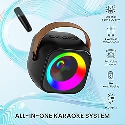 Karaoke Machine, Portable Bluetooth Karaoke Speaker