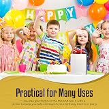 Thepaperbagstore 10 White Small Paper Party Bags With Handles 18x22x8cm view 9
