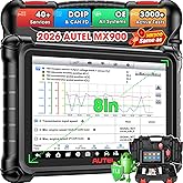 Autel MaxiCheck MX900 Scanner, 2026 Bidirectional Scan Tool with 3000+ Active Test, DoIP&CAN FD, 40+ Service, Newer of MaxiCO