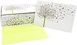 Peter Pauper Press Tree of Butterflies Note Cards Set 14 Cards 15 Envelopes view 3