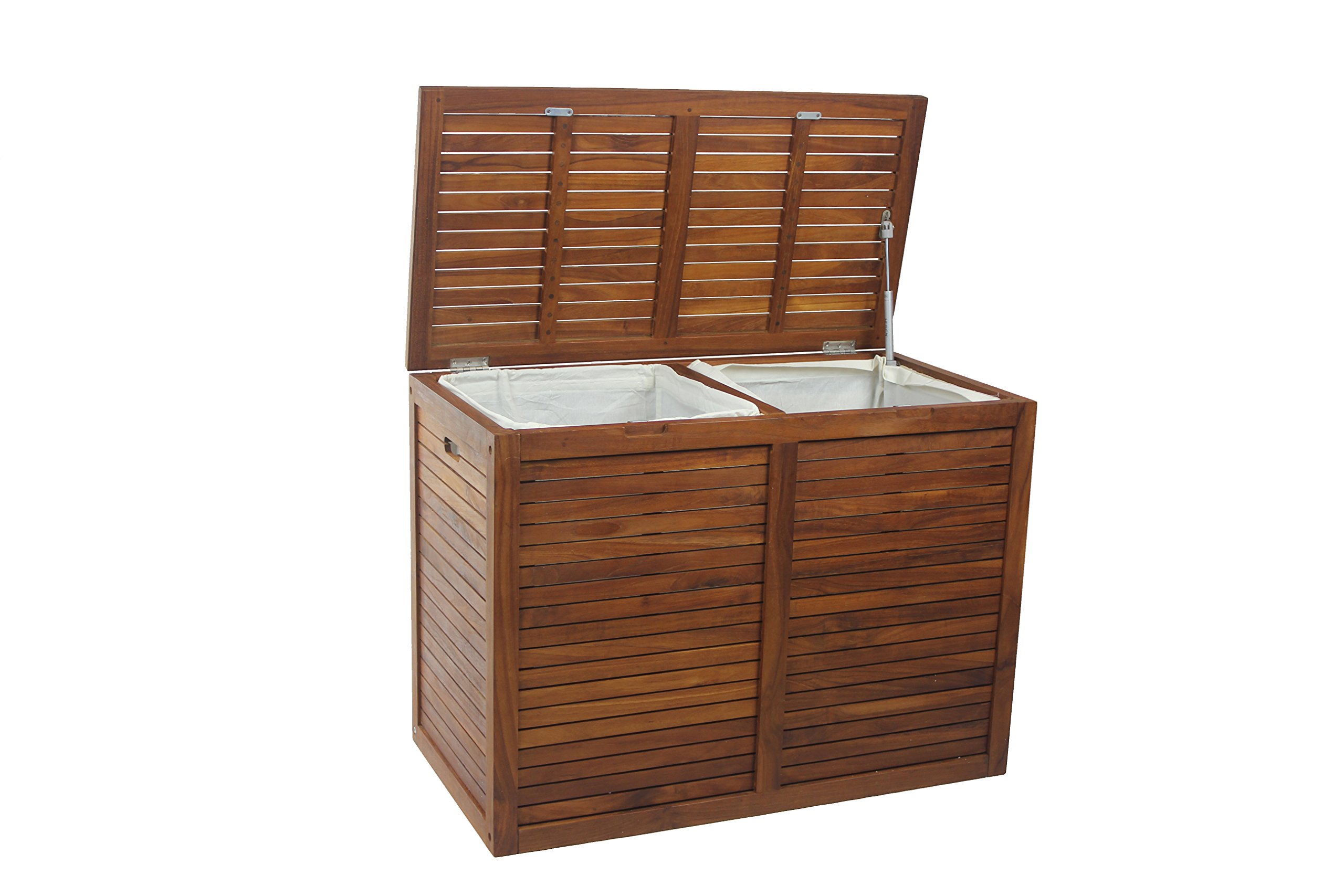 Photo 1 of The Original Spa Double Teak Laundry or Storage Hamper