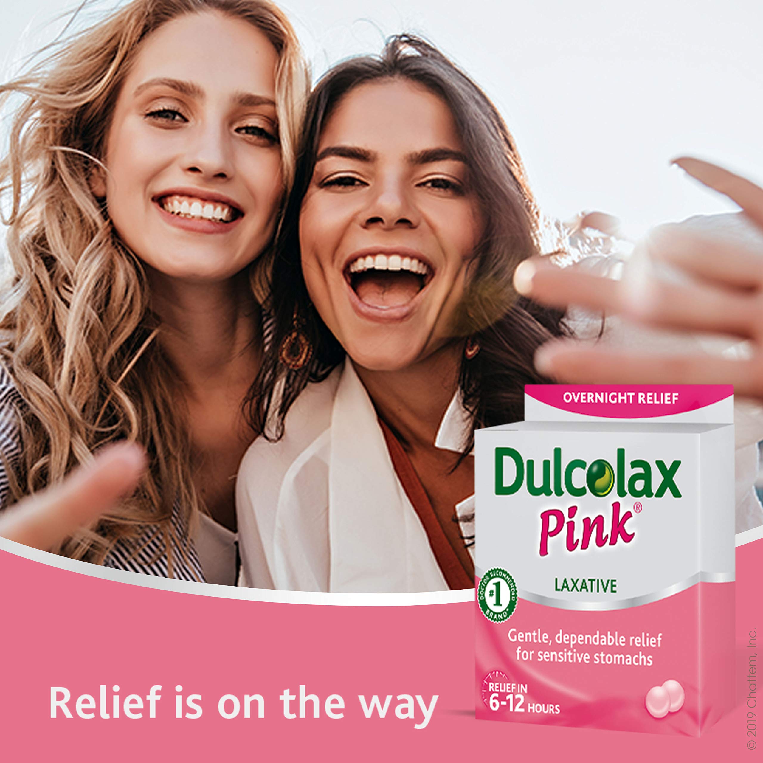 Galleon Dulcolax Pink Laxative Tablets, 25 Count, Women'S Gentle, Reliable Overnight Relief
