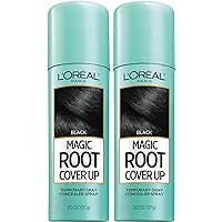 L'Oreal Paris Hair Color Root Cover Up Hair Dye Black 2 Ounce (Pack of 2) (Packaging May Vary)