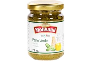 Regina Molisana Basil Pesto, Glass Jar, 150 milliliters