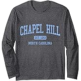 Chapel Hill North Carolina Vintage Pride Sports Long Sleeve T-Shirt