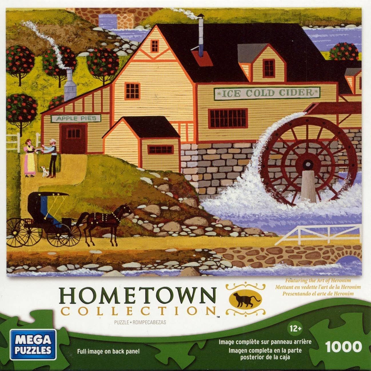Mega Puzzles Hometown Collection 1000 piece Old Cider Mill Puzzle by