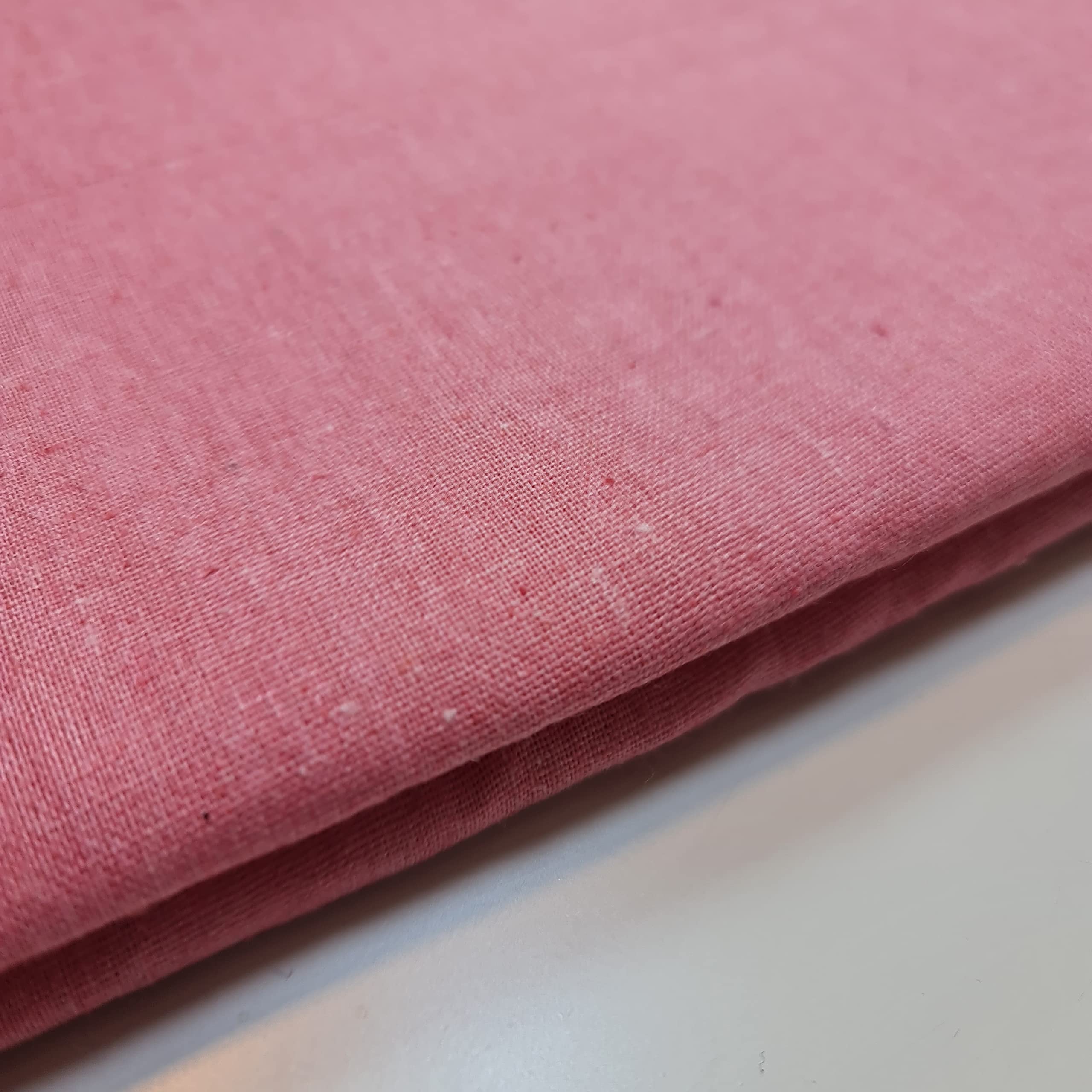 Cotton Calico Canvas Natural *New* 25 Color Craft Patchwork Fabric Material 58" (Candy Pink, 1 Meter)