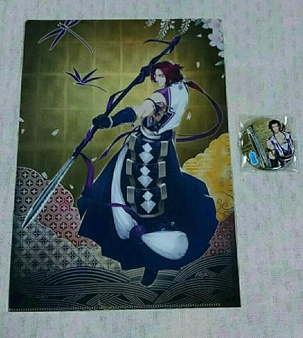 Amazon 刀剣乱舞 Online 三島 佐野美術館 コラボグッズ 蜻蛉切 クリアファイル 缶バッジ セット アニメ 萌えグッズ 通販