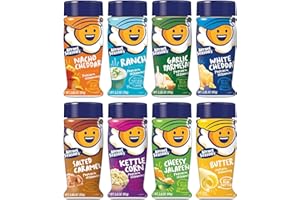 Kernel Season's Popcorn Seasoning Full Size Jars Variety Pack, Retail Sizes (Pack of 8)