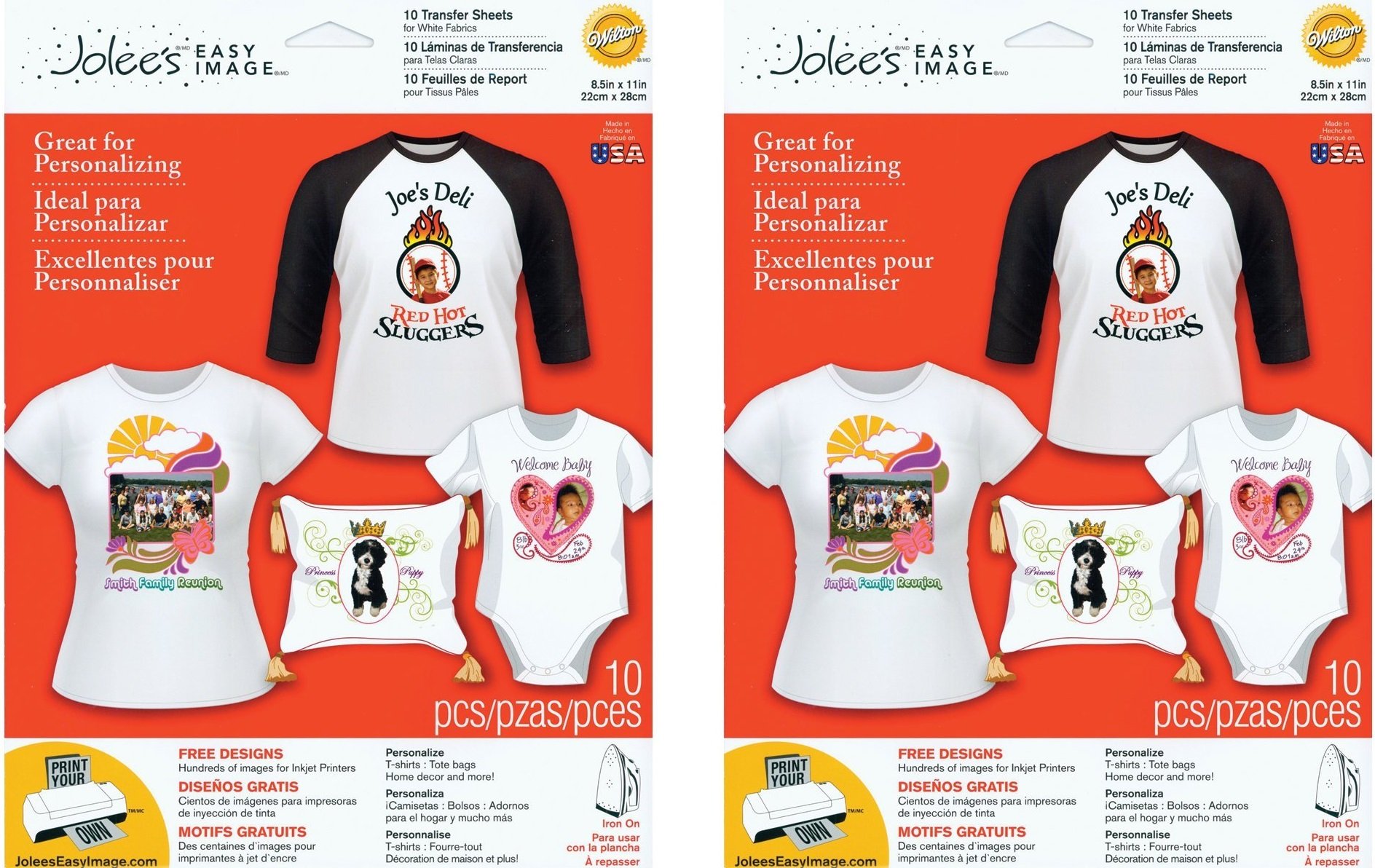 Jolee S Boutique Easy Image Iron On Transfer Paper White Fabrics 2 Pack On Galleon Philippines