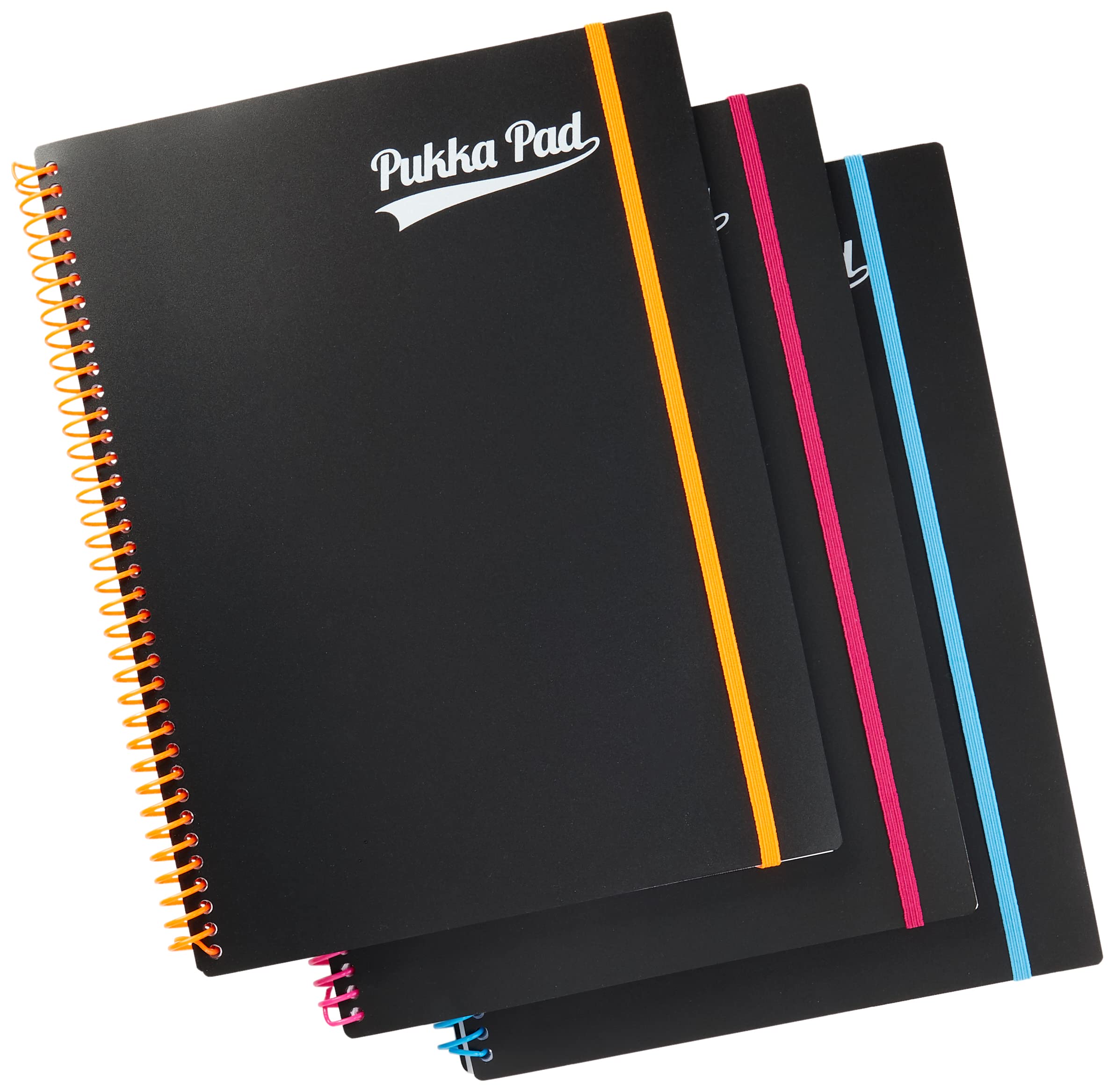 Pukka Pad A4 Neon Signature Jotta Notebook (Pack of 3)