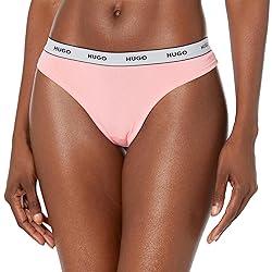 HUGO Women's 3-Pack Repeat Logo Cotton Stretch