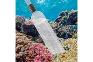 Umisun Manual Water Changer Gravel Cleaner Water Filter Syphon Tube Fluids Transfer Tool PVC Sand Vacuum Pump Fish Tank Tool (Large(for M/Large Fish Tank))