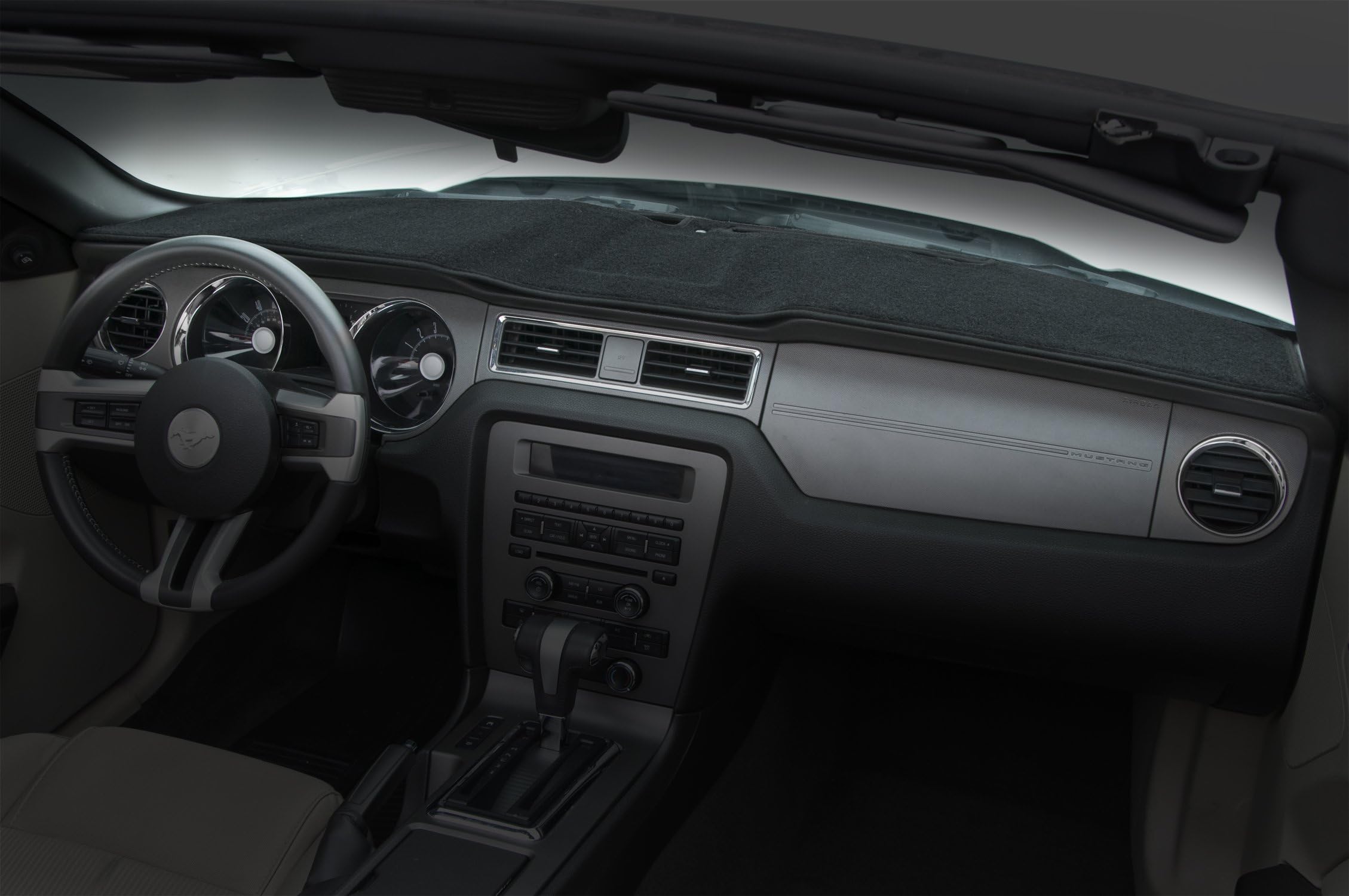Coverking Custom Fit Dashcovers for Select Mazda 3 Models - Poly Carpet (Black)