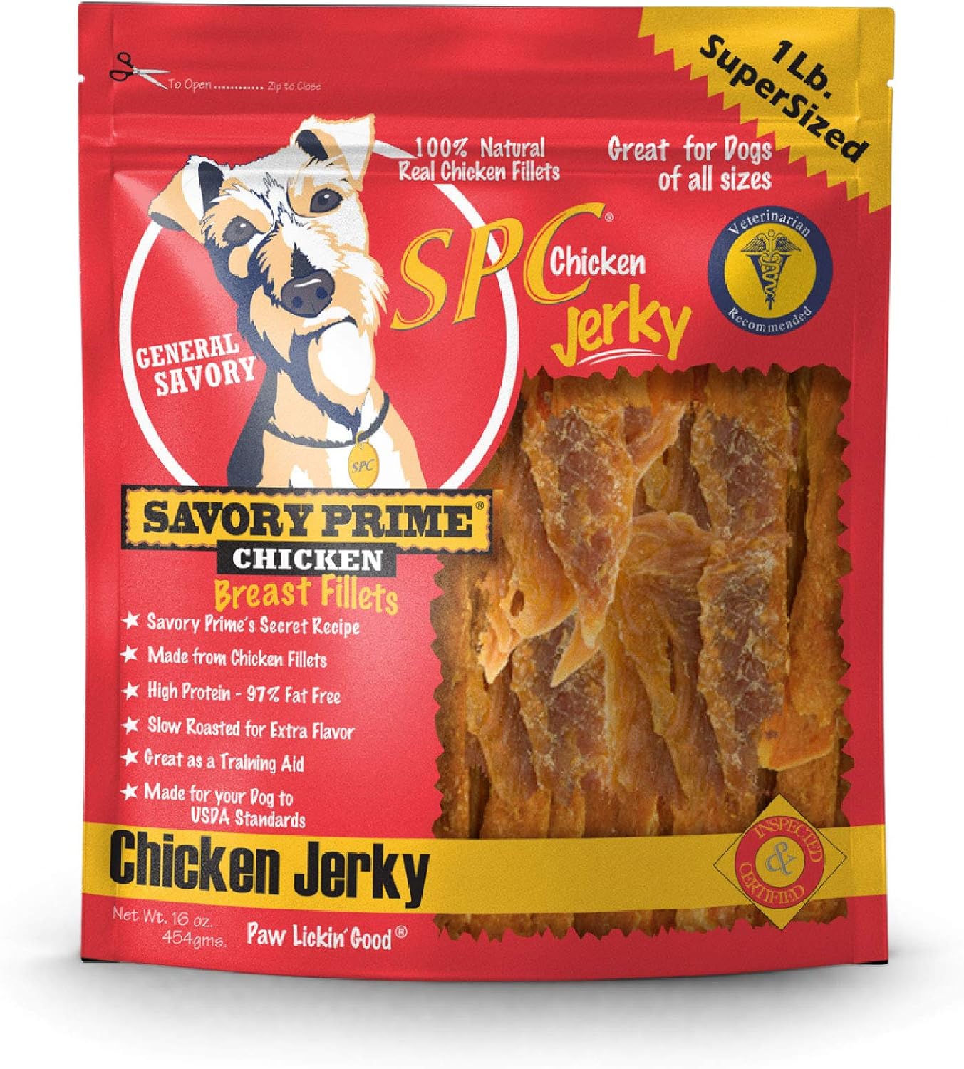 Savory Prime Chicken Jerky Treat, 16Ounce Amazon.ca Pet Supplies