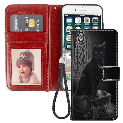 Black Cat iPhone Wallet Case with Card Holder Panama Ubuy