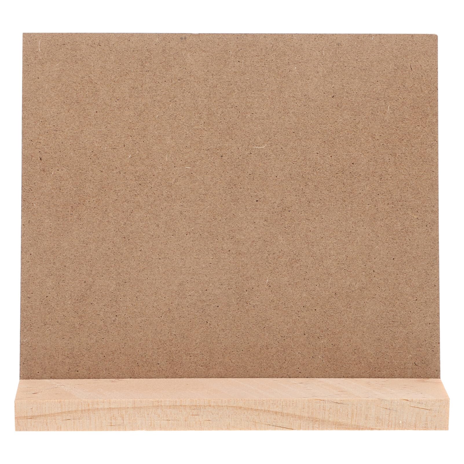 IMIKEYA Desktop Cork Board with Stand Small Double-Sided Writing Tablet Notice Pin Board with Display Base Message Boards for Wedding Table Decorations