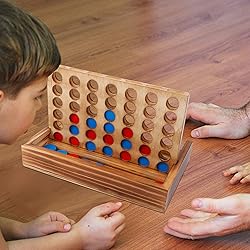 Glintoper Tic Tac Toe & 4 in a Row Table Games Set