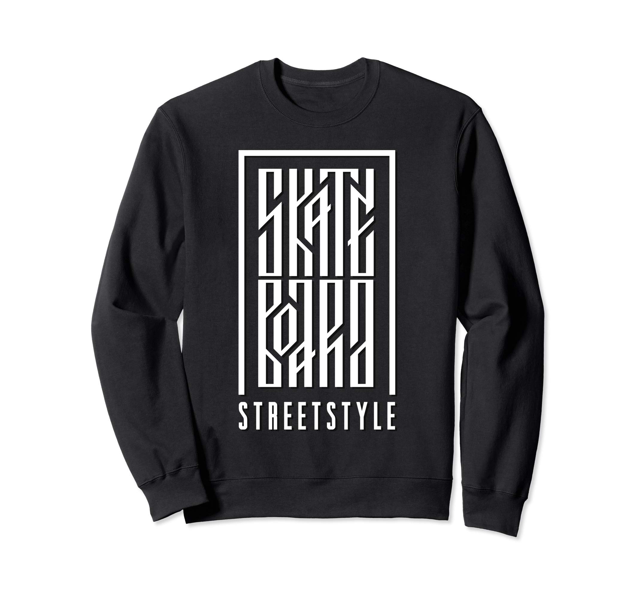 Skateboard Street Style - Skateboarder & Skateboarding Sweatshirt