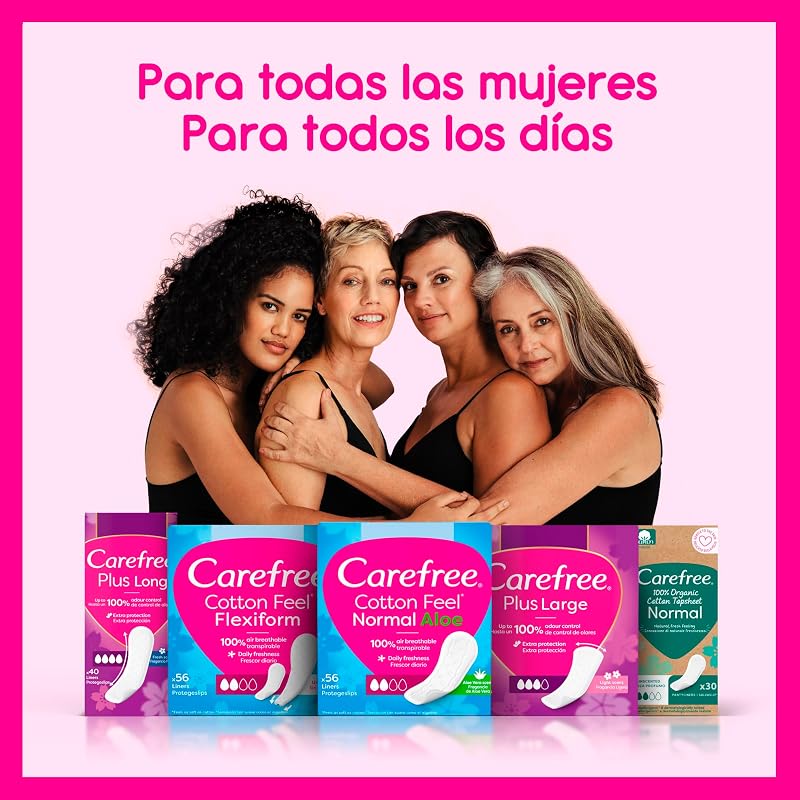 Plus sin fragancia Ligera Protegeslips (48 unidades), protege slips absorbentes y transpirables de uso diario, protectores extra largos con protección contra el mal olor — foto 5 de 6