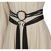 Joukavor Viking Troll Cross Belt Norse Witch Rope Belt Medieval Accessories Women