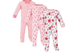 Touched by Nature Baby Girls' Organic Cotton Sleep and Play