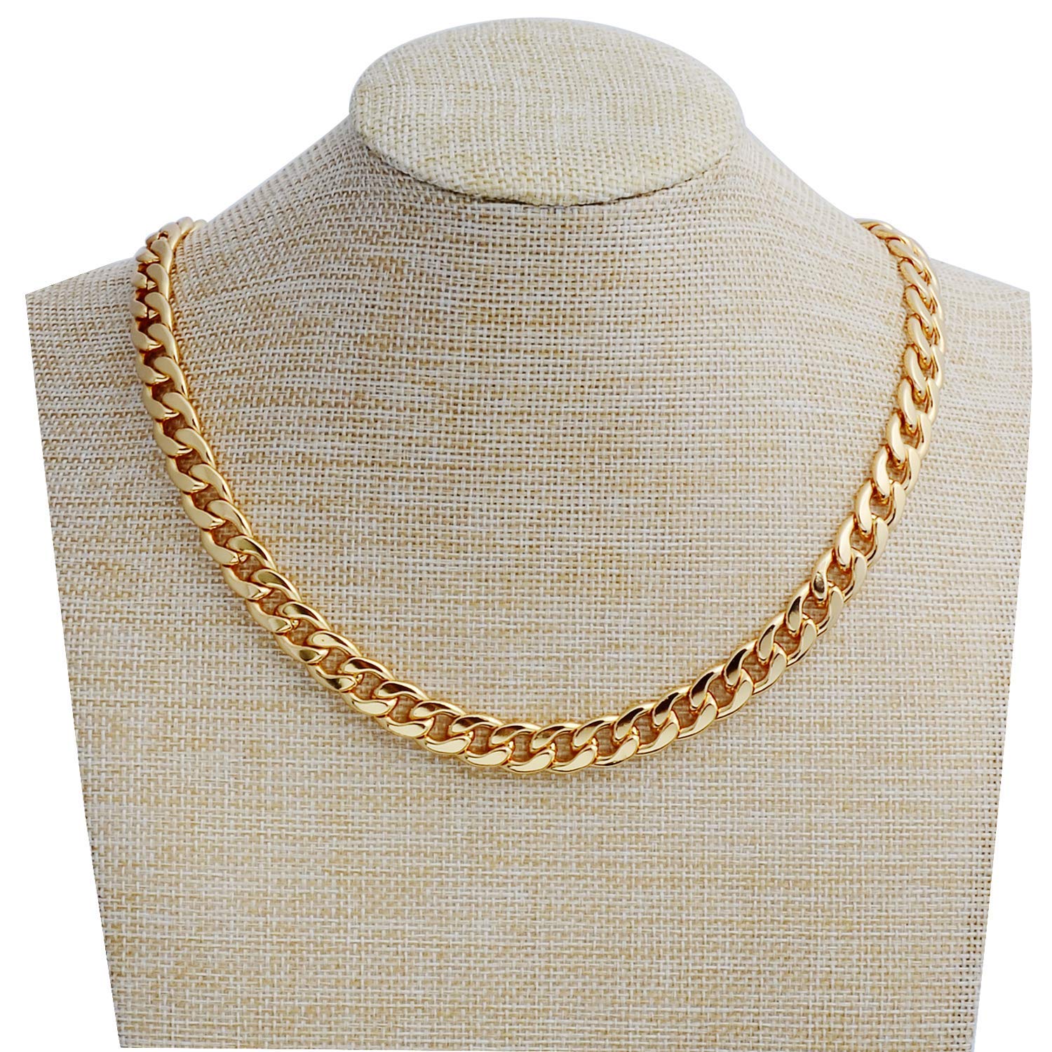 Fake Gold Chain Necklace, 10 mm/24 Inches eBay