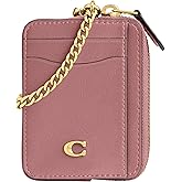 Refined Calf Leather Essential Chain Card Case