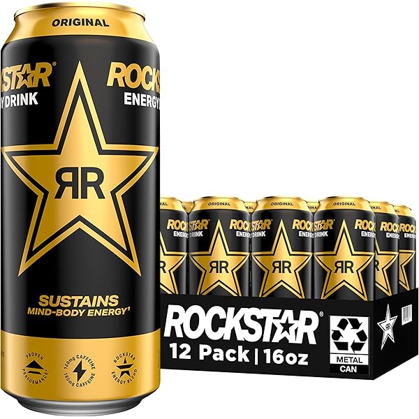 Amazon.com : 8 Pack - Rockstar Energy Drink - Original - 24oz