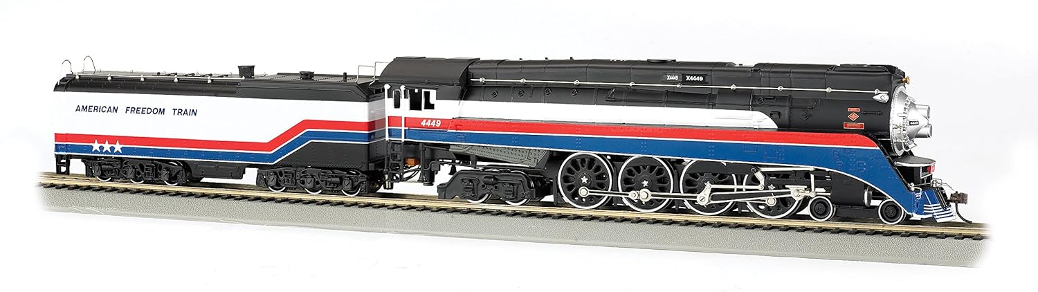 Bachmann Industries Gs4 4 8 4 Locomotive Dcc Sound Value Equipped American Freedom Train 4449 Ho Scale Train