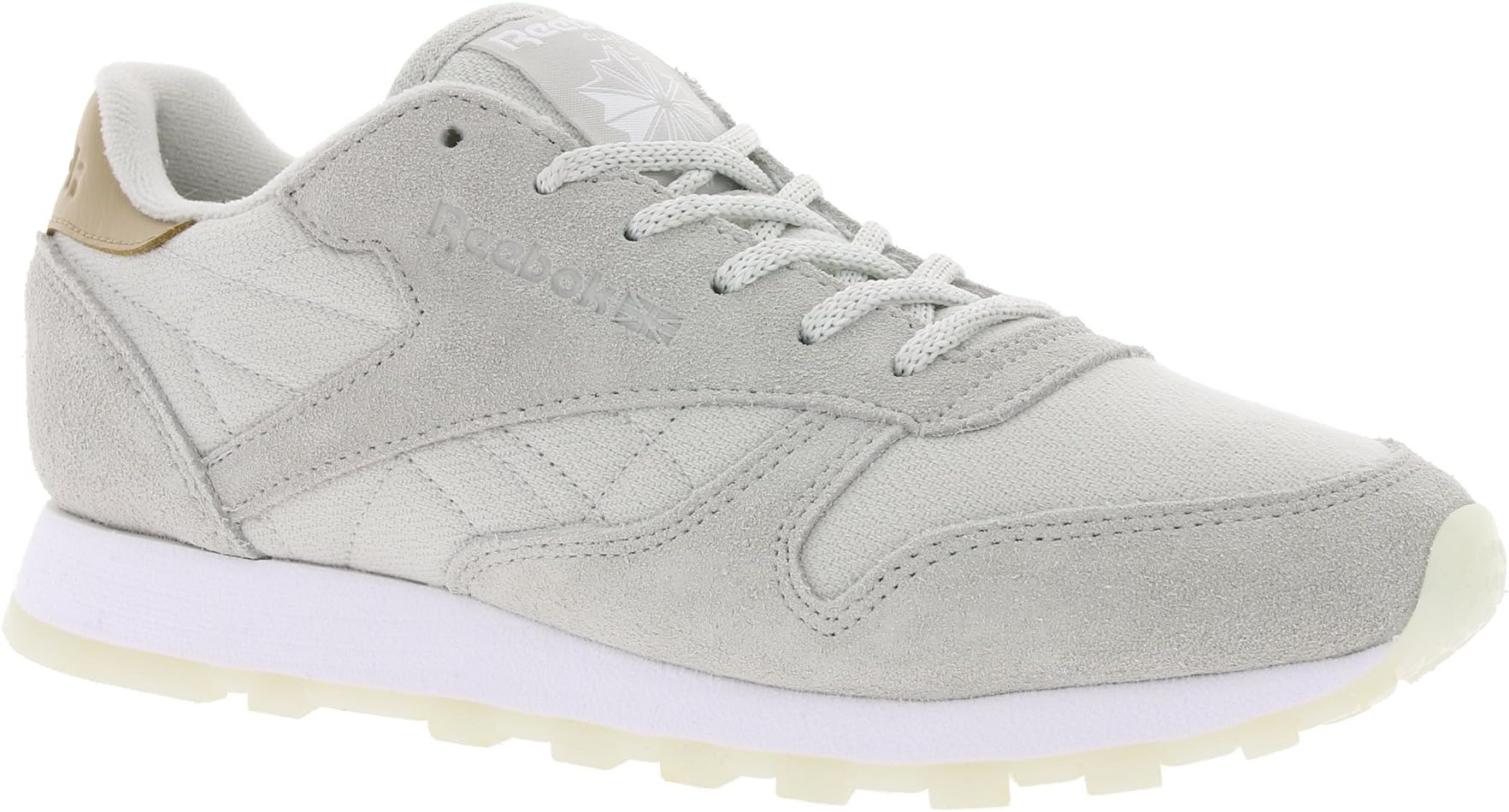 Womens Womens Classic Leather Sea-Worn Trainers in Light Grey -