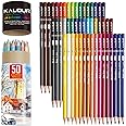 KALOUR Premium Colored Pencils,Set of 50 Colors,Artists Soft Core with Vibrant Color,Ideal for Layering Blending Shading,Color Pencils for Adults Beginners Coloring Book…