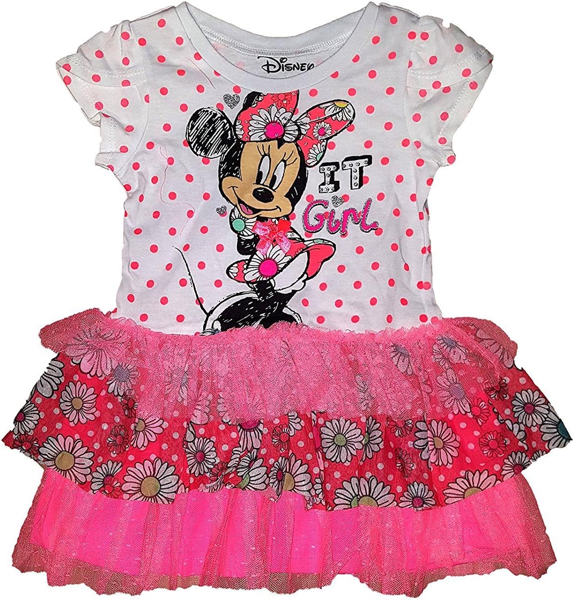 Disney Baby Minnie Mouse It Girl Dress With Flounce