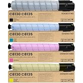 Altalink C8130 C8135 C8145 C8155 C8170 Toner Cartridge 4-Pack High Capacity | 006R01746 006R01747 006R01748 006R01749 Replacement for Xerox Altalink C8130 C8135 C8145 C8155 C8170 Printer Ink (BK/C/M/Y)