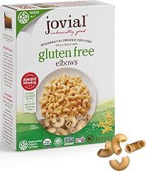 Jovial Whole Grain Brown Rice Elbows Pasta -Whole Grain, 12 Oz, 1 Pack | Made in Italy, Dairy Free, Gluteen Free