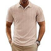 PJ PAUL JONES Mens Polo Shirts Short Sleeve Casual Collared Summer Vacation Shirts Golf Polo Shirts