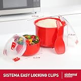 Sistema Microwave Rice Cooker & Round Container Set 2.6L 915ml BPA-Free view 3