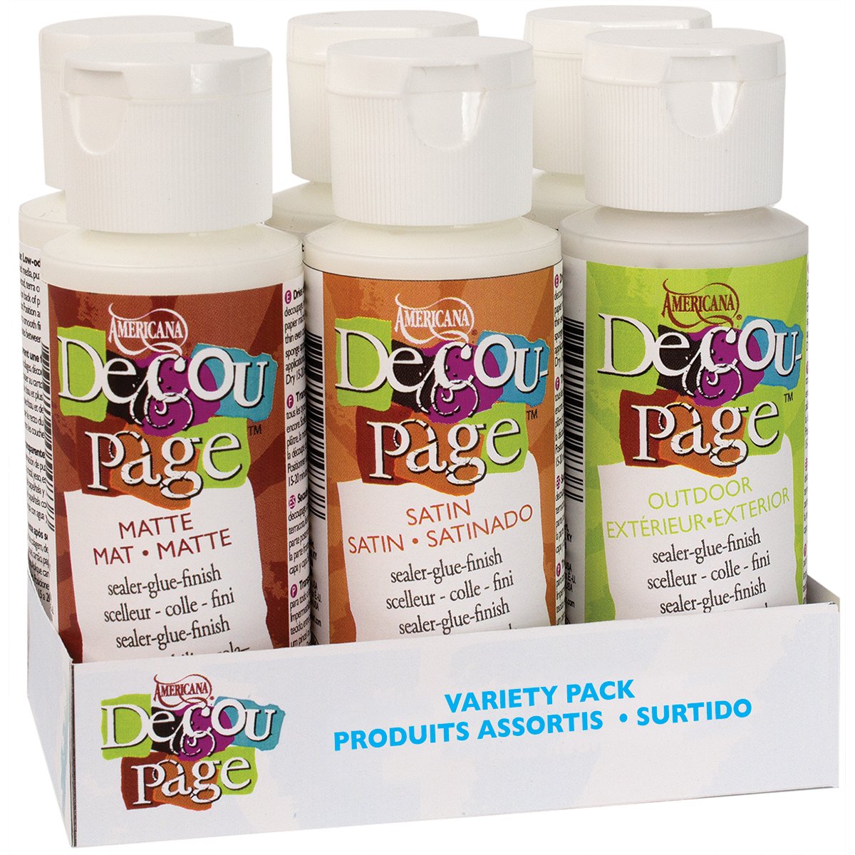 Deco Art Americana Decou-Page 6pc Variety Pack-2 oz, One Size