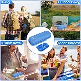 YOUSHARES Insulin Cooler Travel Case Monjaro with 2 Ice Packs Blue view 7