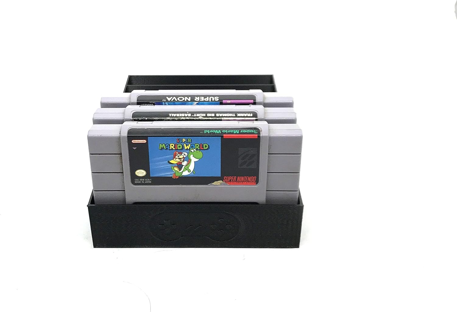 White SNES Game Tray, Dust Protector, Cartridge Sleeve, Super Nintendo: Electronics