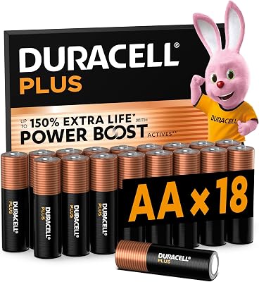 Plus AA Pilas Alcalinas (Paquete de 18) 1.5V, LR06